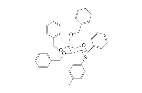 phenyl 2-(4-methylphenylsulfide)-3,4,6-tri-O-benzyl-b-C-glucoside