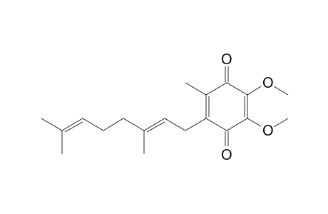 (E)-2-(3,7-dimethyl-2,6-octadienyl)-5,6-dimethoxy-3-methyl-p-benzoquinone