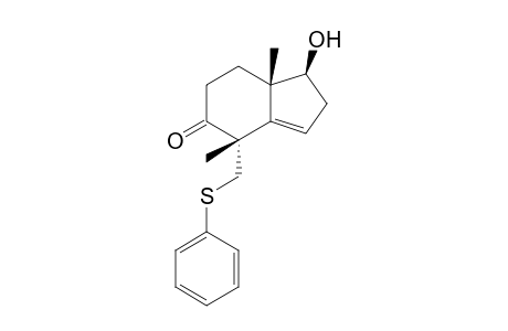 2,6-Dimethyl-2-phenylthiomethyl-3-oxobicyclo[4.3.0]non-1(9)-en-7-ol