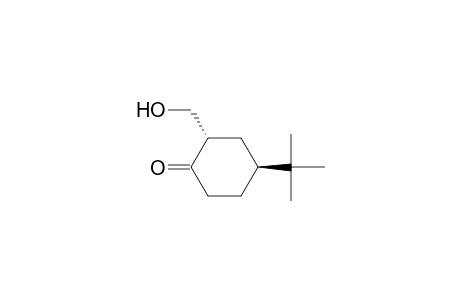 trans-4-(1,1-Dimethylethyl)-2-(hydroxymethyl)cyclohexanone