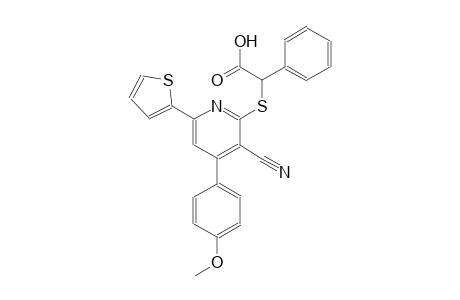 {[3-cyano-4-(4-methoxyphenyl)-6-(2-thienyl)-2-pyridinyl]sulfanyl}(phenyl)acetic acid