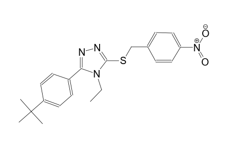 3-(4-tert-butylphenyl)-4-ethyl-5-[(4-nitrobenzyl)sulfanyl]-4H-1,2,4-triazole