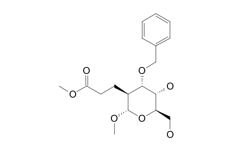 METHYL-3-O-BENZYL-2-DEOXY-2-C-(2-METHOXYCARBONYLETHYL)-ALPHA-D-ALTROPYRANOSIDE