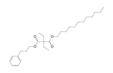 Diethylmalonic acid, dodecyl 3-phenylpropyl ester