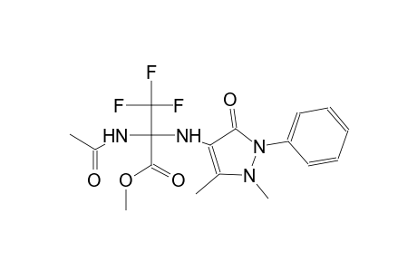 methyl 2-(acetylamino)-2-[(1,5-dimethyl-3-oxo-2-phenyl-2,3-dihydro-1H-pyrazol-4-yl)amino]-3,3,3-trifluoropropanoate