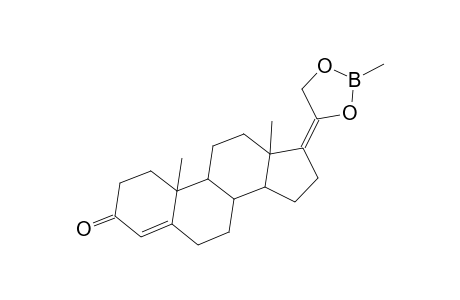 Pregna-4,17(20)-dien-3-one, 20,21-[(methylborylene)bis(oxy)]-