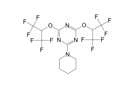 1,3,5-Triazine, 2,4-bis(2,2,2-trifluoro-1-trifluoromethylethoxy)-6-(1-piperidyl)-