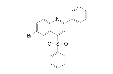 6-Bromo-4-(phenyl)sulfonyl-2-phenylquinoline
