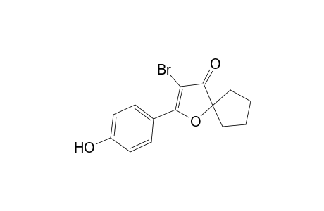 3-Bromo-2-(4-hydroxyphenyl)-1-oxaspiro[4.4]non-2-en-4-one