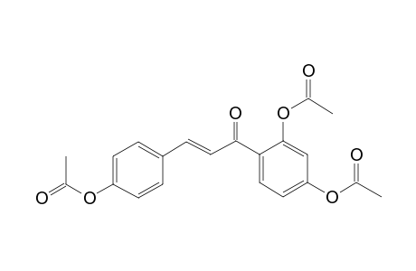 (E)-1-(2,4-Dihydroxyphenyl)-3-(4-hydroxyphenyl)prop-2-en-1-one, triacetate