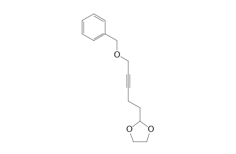 5-Benzyloxypent-3-ynyl-1,3-dioxolane