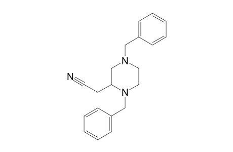2-(1,4-dibenzylpiperazin-2-yl)acetonitrile