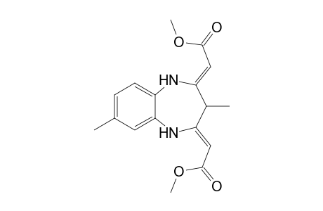 (2Z,2'Z)-Dimethyl 2,2'-(3,7-dimethyl-1H-benzo[b][1,4]diazepine-2,4(3H,5H)-diylidene)diacetate