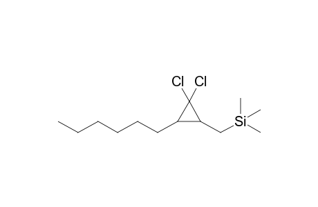 1-Trimethylsilylmethyl-2-hexyl-3,3-dichlorocyclopropane