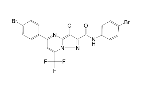 N,5-bis(4-bromophenyl)-3-chloro-7-(trifluoromethyl)pyrazolo[1,5-a]pyrimidine-2-carboxamide