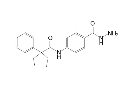 N-[4-(hydrazinocarbonyl)phenyl]-1-phenylcyclopentanecarboxamide