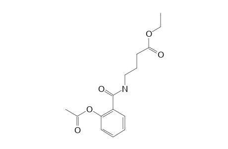 4-(2-ACETOXYBENZOYLAMINO)-BUTYRIC-ACID-ETHYLESTER