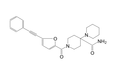 1-{1'-[5-(2-phenylethynyl)furan-2-carbonyl]-[1,4'-bipiperidin]-4'-yl}ethan-1-one