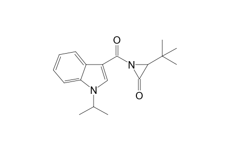 3-tert-Butyl-1-([1-(propan-2-yl)-1H-indol-3-yl]carbonyl)aziridin-2-one