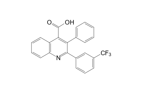 3-PHENYL-2-(alpha,alpha,alpha-TRIFLUORO-m-TOLYL)CINCHONINIC ACID