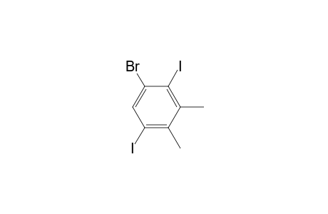 1-Bromo-2,5-diiodo-3,4-dimethylbenzene