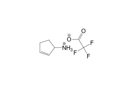 (Cyclopent-2-en-1-yl)ammonium trifluoroacetate