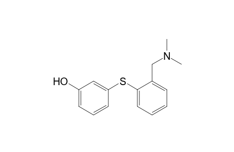 3-({2-[(Dimethylamino)methyl]phenyl}sulfanyl)phenol