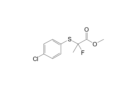 Methyl 2-(p-Chlorophenylthio)-2-fluoropropanoate