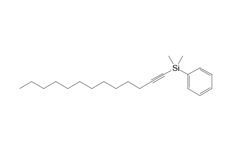 1-Dimethyl(phenyl)silyltridec-1-yne