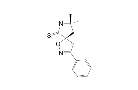 8,8-DIMETHYL-3-PHENYL-1-OXA-2,7-DIAZASPIRO-[4.4]-NON-2-ENE-6-THIONE