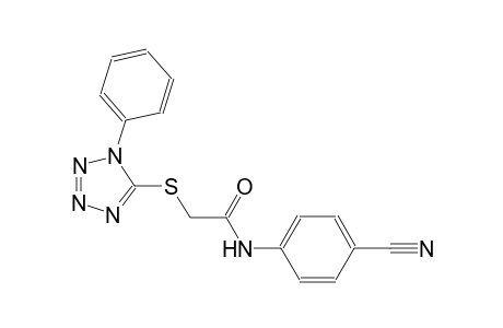 N-(4-cyanophenyl)-2-[(1-phenyl-1H-tetraazol-5-yl)sulfanyl]acetamide