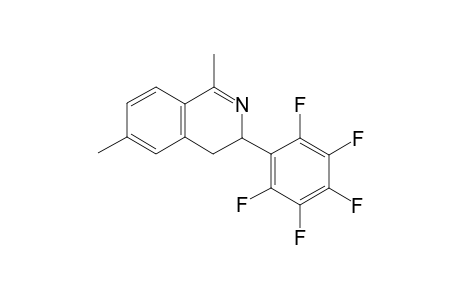 1,6-Dimethyl-3-(perfluorophenyl)-3,4-dihydroisoquinoline