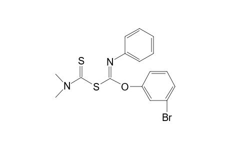 (m-Bromophenoxy)(phenylimino)methyl N,N-dimethyldithiocarbamate