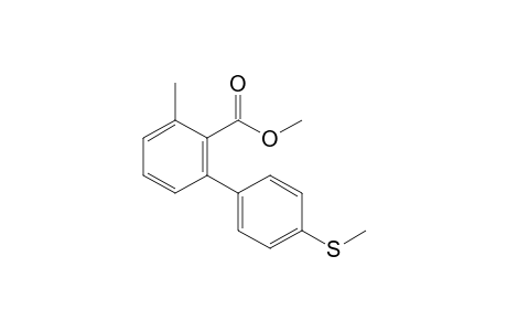 4'-methylthio-3-methyl-[1,1'-biphenyl]-2-carboxylic acid methyl ester