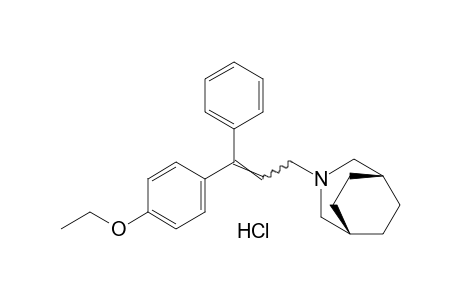 3-(p-ethoxy-gamma-phenylcinnamyl)-3-azabicyclo[3.2.2]nonane, hydrochloride