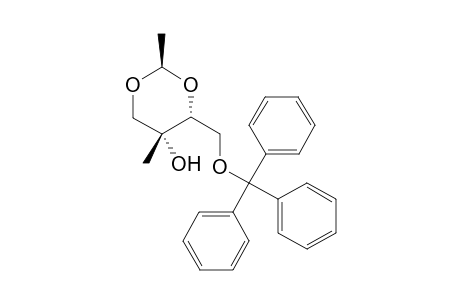 (2R,4R,5R)-2,5-Dimethyl-4-(trityloxymethyl)-1,3-dioxan-5-ol