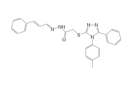 acetic acid, [[4-(4-methylphenyl)-5-phenyl-4H-1,2,4-triazol-3-yl]thio]-, 2-[(E,2E)-3-phenyl-2-propenylidene]hydrazide