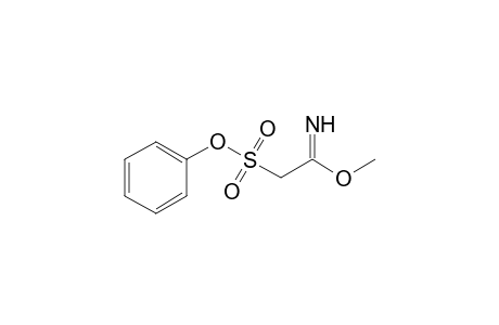 2-Phenoxysulfonylacetimidic acid methyl ester