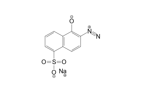 1-hydroxy-5-sulfo-2-naphthalenediazonium hydroxide, inner salt, sodium salt