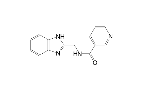 3-pyridinecarboxamide, N-(1H-benzimidazol-2-ylmethyl)-