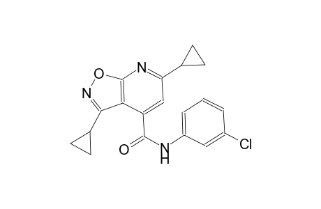 isoxazolo[5,4-b]pyridine-4-carboxamide, N-(3-chlorophenyl)-3,6-dicyclopropyl-