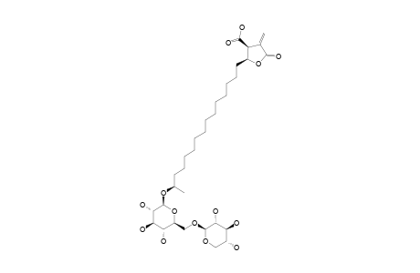 (18R)-18-O-1-BETA-XYLOPYRANOSYL-(1->6)-BETA-D-GLUCOPYRANOSIDE-ALLO-MUROLIC-ACID