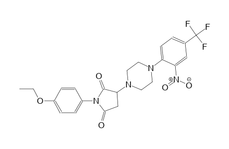 1-(4-ethoxyphenyl)-3-{4-[2-nitro-4-(trifluoromethyl)phenyl]-1-piperazinyl}-2,5-pyrrolidinedione