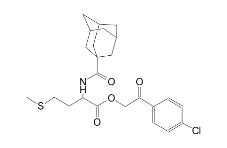homocysteine, S-methyl-N-(tricyclo[3.3.1.1~3,7~]dec-1-ylcarbonyl)-, 2-(4-chlorophenyl)-2-oxoethyl ester