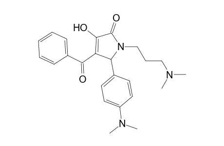 4-Benzoyl-5-(4-dimethylamino-phenyl)-1-(3-dimethylamino-propyl)-3-hydroxy-1,5-dihydro-pyrrol-2-one