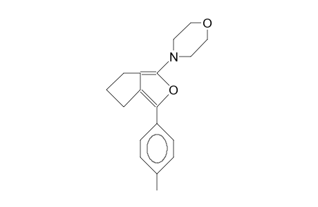 4-(5,6-Dihydro-3-<4-methyl-phenyl>-4H-cyclopenta<C>furan-1-yl)-morpholine