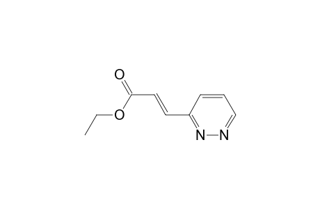 (E)-3-(3-pyridazinyl)-2-propenoic acid ethyl ester