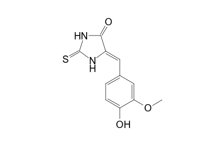 (5Z)-2-thioxo-5-vanillylidene-4-imidazolidinone
