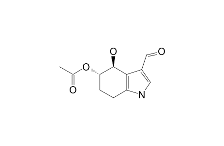 [(4S,5S)-3-formyl-4-hydroxy-4,5,6,7-tetrahydro-1H-indol-5-yl] acetate