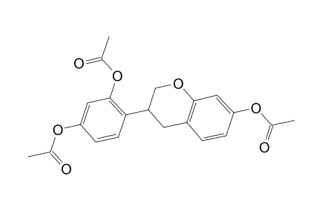 1,3-Benzenediol, 4-[7-(acetyloxy)-3,4-dihydro-2H-1-benzopyran-3-yl]-, diacetate